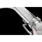 FIAT 500 Performance Exhaust by MADNESS - 1.4L Turbo - Dual Tip / Dual Exit - Polished Slash Cut Tips